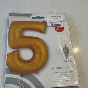 Golden Supershape Number 5 Balloon